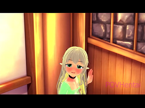 ❤️ (Trap) Bidh maighdeann Elvish gad chuideachadh gus d’ aghaidh a nighe. Pornografach leinn ❌️❤